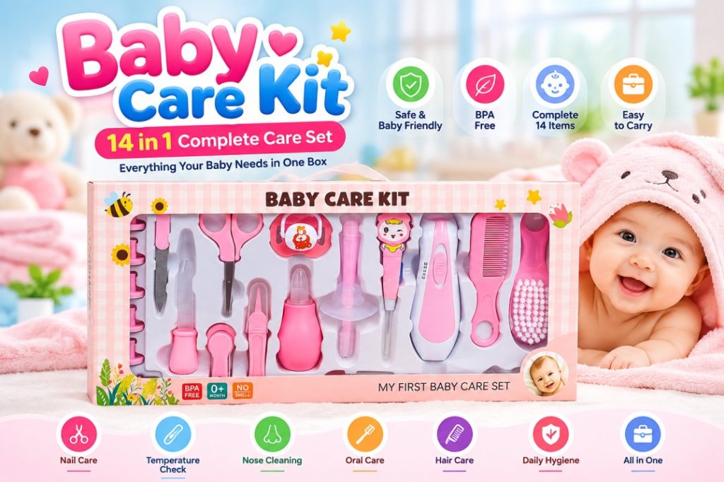 Baby Care Kit Box ( Pink )